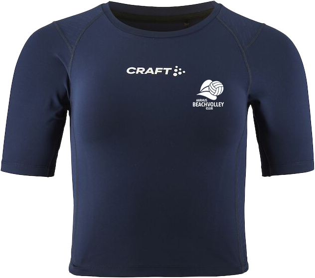 Craft - Aarhus Beachvolley Crop Tee Dame - Navy blå