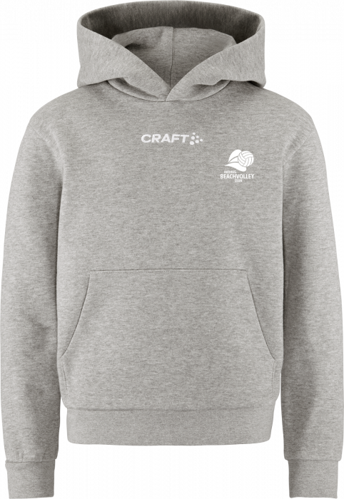 Craft - Aarhus Beachvolley Hoodie Børn - Grå Melange DK