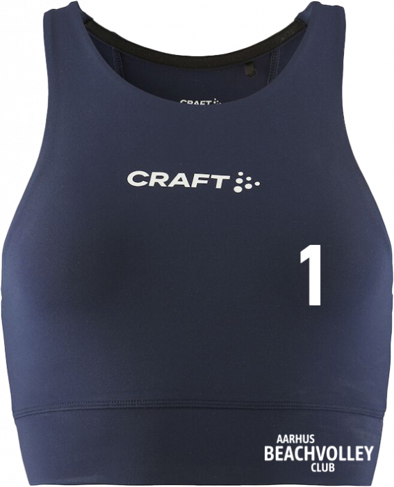 Craft - Aarhus Beachvolley Crop Top Dame - Navy blå