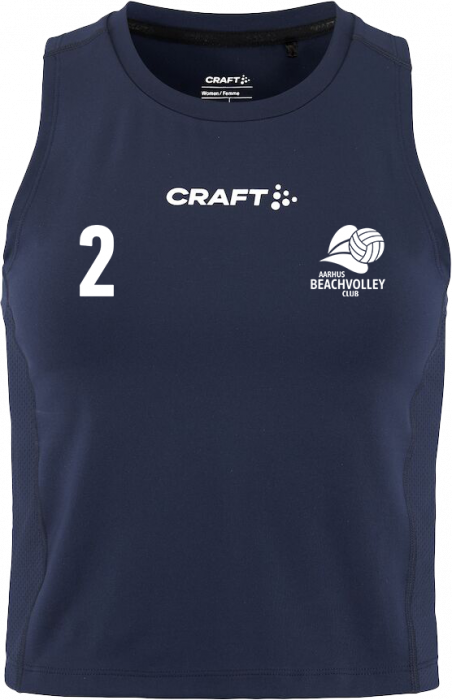 Craft - Aarhus Beachvolley Crop Singlet Women - Navy blue