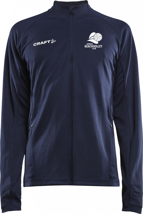 Craft - Evolve Shirt W. Zip Junior - Granatowy