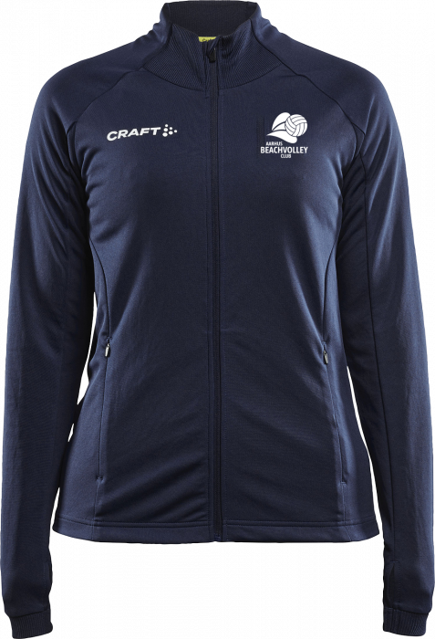 Craft - Evolve Shirt W. Zip Woman - Navy blue